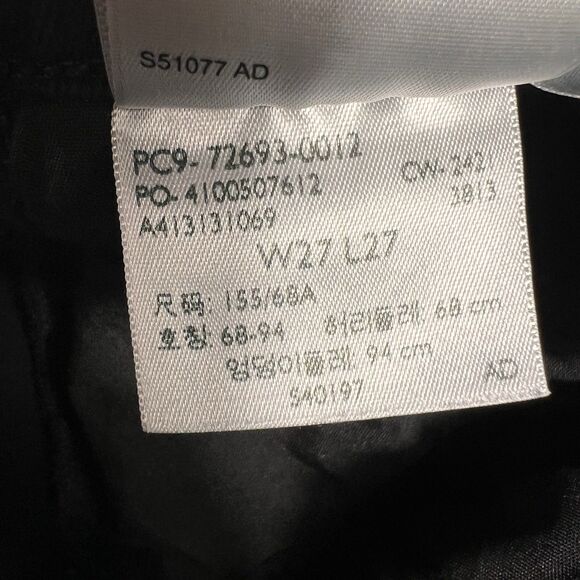 Levi’s Premium Ribcage Straight Ankle Jeans Women’s 27 (25x27) Black Streetwear - Picture 8 of 13